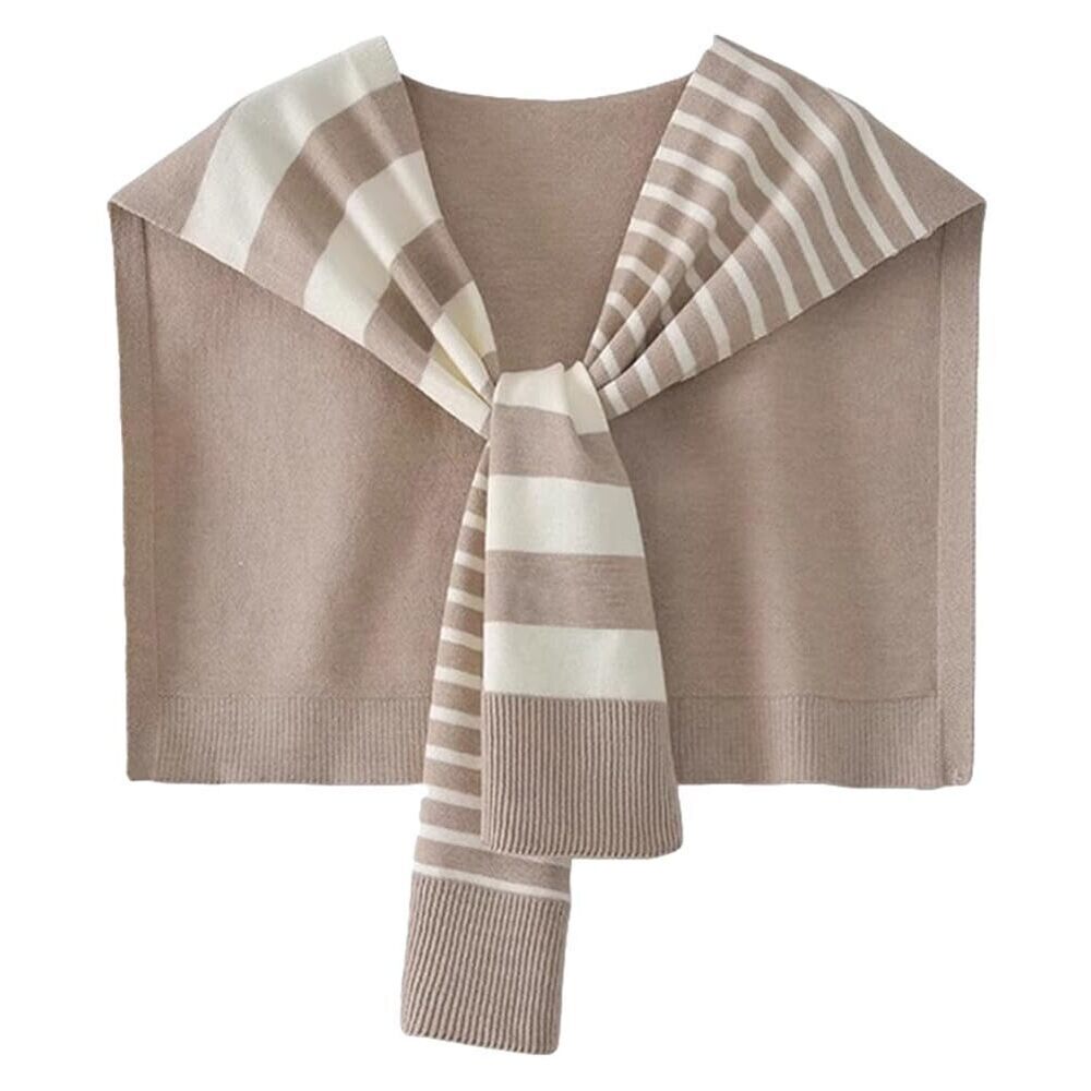 3983 Sweater Shawl Wraps For Women Sweater Shawl Knitted Scarf Casual Cardigan